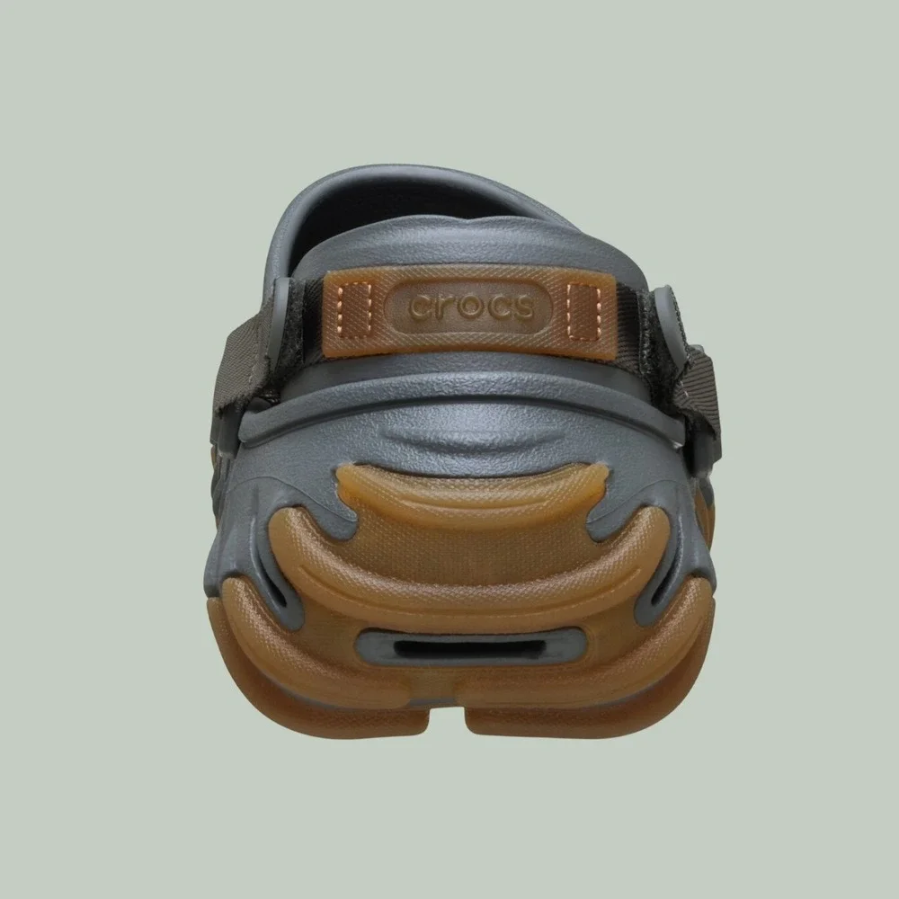 Crocs Echo Gum RO Clog Slate Grey Rubber Outsole Mens 10/Women 12 UNISEX NEW